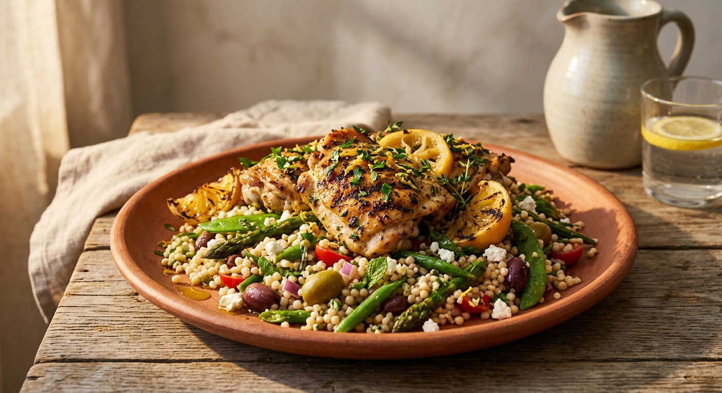 Lemon Chicken with Couscous